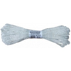 Фото Веревка вязаная полипропиленовая,  6 мм х 20 м, р/н= 120 кгс КУРС БЕЛ