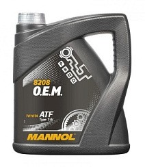 Фото Масло трансмиссионное ATF Type T-4 MANNOL   4л. 8208 Automatic Special синт.