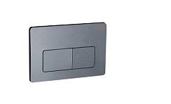 Фото Кнопка смыва EvaGold 07,пластик прямоугольник хром матовый д/инсталляции EvaGold 400 и EvaGold500