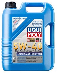 Фото Масло LIQUI MOLY Leichtlauf High Tech 5W40 SP A3/B4 5л. синт.
