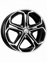 Фото Диск 16 6,5J*16 5/115/70,2+41 КС674 (16 Astra J) алмаз чёрный K&K(64075)