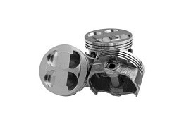 Фото (LECAR014433002) Поршни 21126 83,0 (С) с пальцами (не гнет клап.) «АВТОВАЗ» LECAR