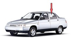 Фото ВАЗ 2110 Стекло задней двери опускное левое тонир.