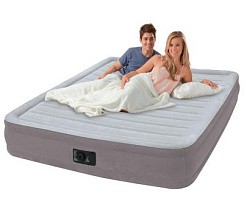 Фото Кровать надувная 2-х спальная Intex, 152х203х33см. с насосом 220 В. 67770/2