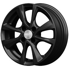 Фото Диск 14 5,5J*14 4/98/58,6+35 Скад Ницца чёрный бархат
