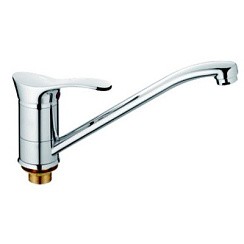 Фото .Смеситель д/кухни одноручковый R0103F, Ø40 (Zn), хром Rainsberg