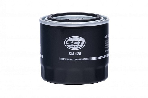 Фото Фильтр масляный SCT SM 125 Mitsubishi, Hyundai, Kia.