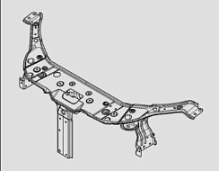 Фото .Поперечина рамки радиатора верхняя ЛАДА Xray ОАО "АВТОВАЗ"