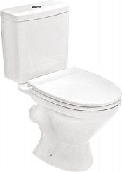 Фото .Унитаз-компакт Сантек ЛИГА (косой вып., нижн. подв., с 2-кн.арм., сиденье дюропласт) г.Чебоксары