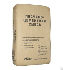 Фото Смесь кладочная М-150, 25 кг