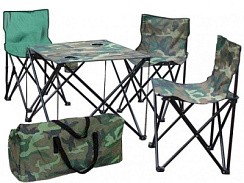 Фото Набор походный, два камуфляжных кресла и стол Арт.CJ01