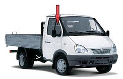 Фото ГАЗ 3302 Стекло передней двери неподвижное правое