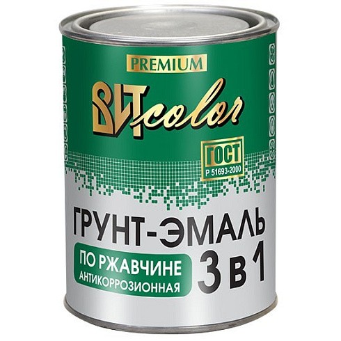 Фото Грунт-эмаль по ржавчине, красная, ВИТ color, 1,8 кг
