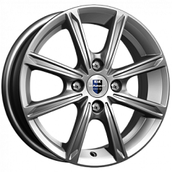 Фото Диск 14 5J*14 4/98/58,5+35 Флэш дарк платинум K&K