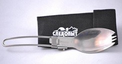 Фото Ложка складная походная "СЛЕДОПЫТ" нерж. (ложка-вилка) PF-CWS-P33