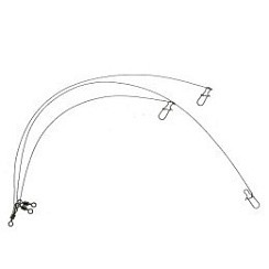 Фото Поводок вольфрамовый NAMAZU Wolfram Leader, L-15/20/25 см, test- 12 кг