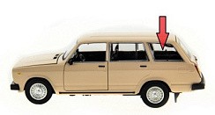 Фото ВАЗ 2104 Стекло боковины тонир. 746х408