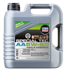 Фото Масло LIQUI MOLY Special Tec AA  5W20 SP   4л. синт. 7621