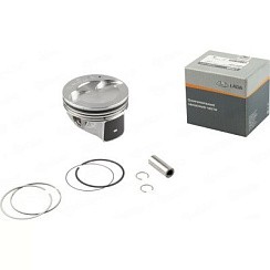 Фото (8460013285) Поршень 2190, 2180, Ларгус 82,0 (С) дв.11182 с пальцами+кольца+стопора (не гнет клап.) "АВТОВАЗ"