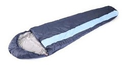 Фото Спальный мешок-кокон  "СЛЕДОПЫТ- Comfort", 230х80 см., до 0С, 3х слойный, цв.темно-синий