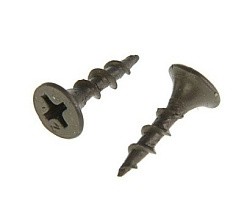 Фото Саморез 3,5х16 потай, крупная резьба, оксид (430) 0200355 КЧ