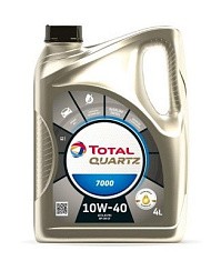 Фото Масло TOTAL Quartz 7000 10W40 A3/B4 SN/CF   4л. п/с. 214107