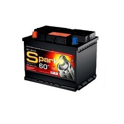 Фото АКБ 60а/ч п/п 500A Spark (L=242; b=175; h=190)