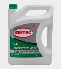 Фото Антифриз зеленый   5кг. SINTEC -40 EURO G11 5 по цене 4