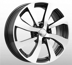 Фото Диск 16 6J*16 4/100/54,1+49 X-Line КС-893 алмаз черный Rio