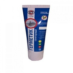 Фото Герметик акриловый санитарный белый VGT 0,35кг (туба)