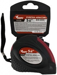 Фото Рулетка 5м*16мм прорезиненный корпус Курс "Классик"