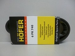 Фото (HF 103 604) Ремень генератора 2110-12 6РК740 инж.8кл. HOFER