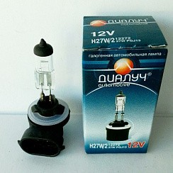 Фото Автолампа H27W/2 12V  27W PGJ13 Диалуч (Маяк) противотуманная