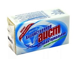 фото Мыло хозяйственное 72% антибактериальное 200гр. АИСТ