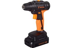 Фото Дрель-шуруповерт аккумуляторная ВИХРЬ ДА-18Л-2К/Б (бесщеточ. двигатель) 72/14/22