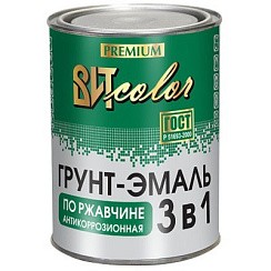 Фото Грунт-эмаль по ржавчине, красная, ВИТ color, 0,8 кг