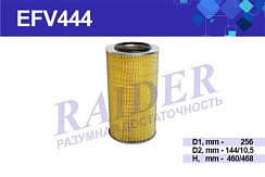 Фото Фильтр воздушный КАМАЗ-Евро, УРАЛ-4320 M Цитрон EFV444 (74051109560)