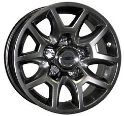 Фото Диск 16 7,5J*16 5/139,7/108,5+2 Калахари бл. плат K&K(0465)