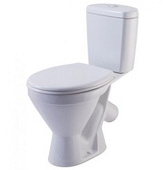 Фото Унитаз-компакт Стандарт белый, 1 реж., кос.выпуск, ниж.подвод  АКЦИЯ