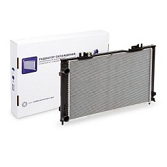 Фото Радиатор охлаждения алюм. ВАЗ-2170 с кондиц. Halla "LUZAR"