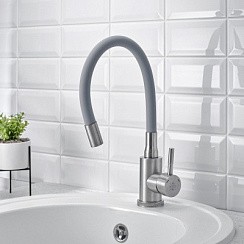 Фото Смеситель д/кухни SUS124GY-016F Д35 РМС