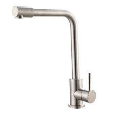 Фото Смеситель д/кухни SUS124-017F-3 одноручковый, Нержавеющая сталь, РМС