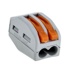 Фото Клемма строительно-монтажная рыч.2x0.08-2.5мм, 222-412 PROxima EKF