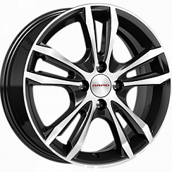 Фото Диск 16 6J*16 4/98/58,5+35 КС866-00 Samara алмаз чёрн. K&K (74567SK)