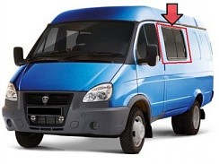 Фото ГАЗ 2705 Стеклоблок боковой сдвижной левый (ГАЗель фургон)