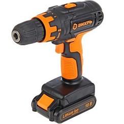 Фото Дрель-шуруповерт аккумуляторная ВИХРЬ ДА-18Л-2 72/14/16