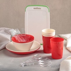 Фото Набор для пикника на 4 персоны (контейнер 6.5л) 22 предмета