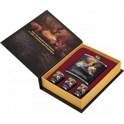 Фото Набор Танк (фляжка 210 мл + 3 стопки)