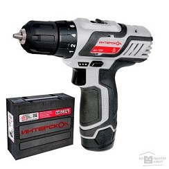 Фото Дрель-шуруповерт аккумуляторная Интерскол ДА-12ЭР (2 аккум,2Ач) Li-ion ПРОМО