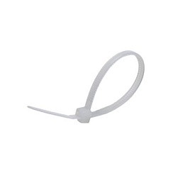 Фото Хомут 4,0х300 нейлон Белый (уп.100шт), RUCELF